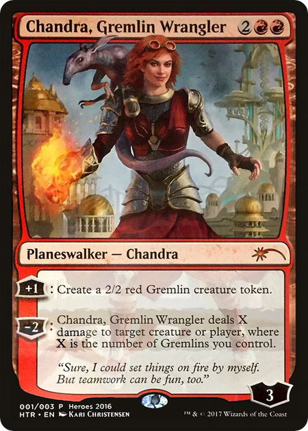 Chandra, Gremlin Wrangler - Unique and Miscellaneous Promos Magic: The Gathering trading card