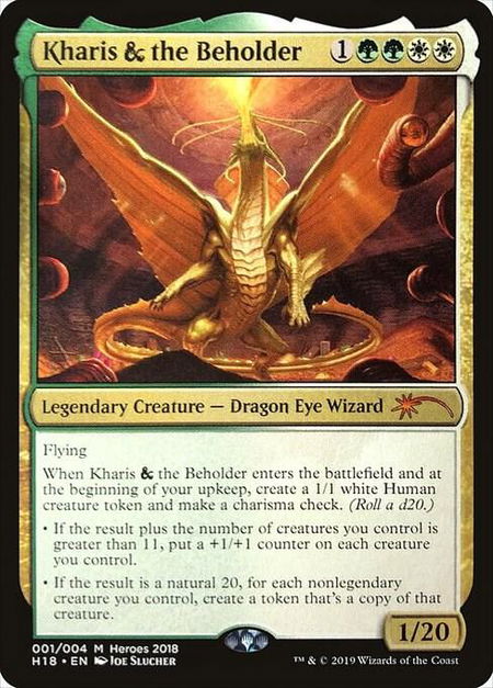 Kharis & The Beholder - Unique and Miscellaneous Promos Magic: The Gathering trading card