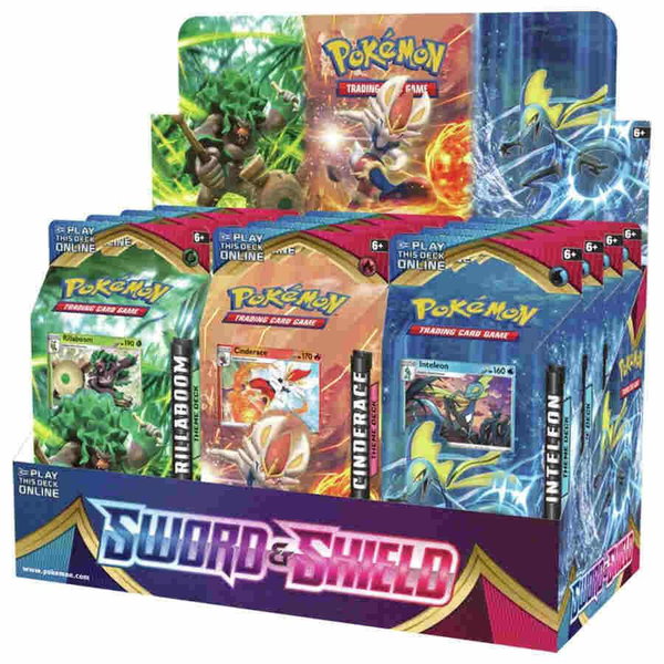 Sword & Shield Theme Deck Display trading card from SWSH01: Sword & Shield Base Set Sword & Shield Theme Deck Display - SWSH01: Sword & Shield Base Set Pokémon trading card