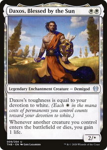 Daxos, Blessed by the Sun - Theros Beyond Death (THB) #9 - Uncommon Magic: The Gathering Trading Card