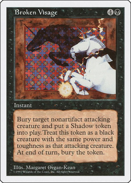 Broken Visage - Fifth Edition Magic: The Gathering trading card