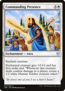Commanding Presence - Theros Beyond Death (THB) #7 - Uncommon Magic: The Gathering Trading Card