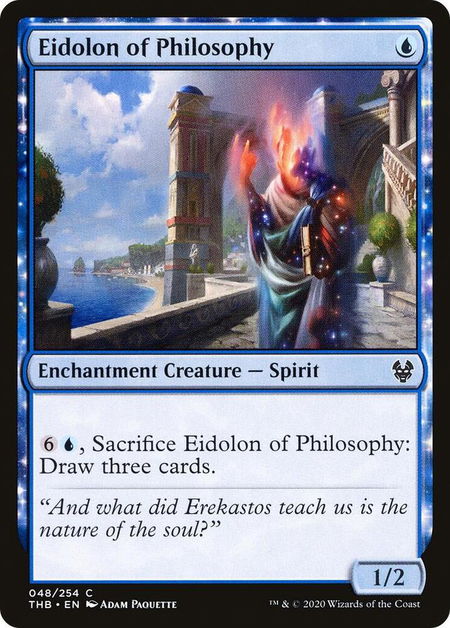 Eidolon of Philosophy - Theros Beyond Death Magic: The Gathering trading card
