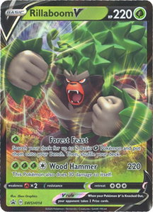 Rillaboom V - SWSH014 - SWSH: Sword & Shield Promo Cards (SWSD) #SWSH014 - Promo Pokémon Trading Card