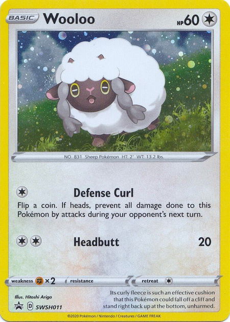 Wooloo - SWSH011 - SWSH: Sword & Shield Promo Cards Pokémon trading card