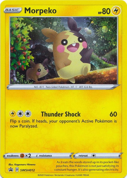 Morpeko - SWSH012 - SWSH: Sword & Shield Promo Cards Pokémon trading card