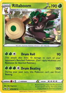 Rillaboom - 015/202 (Cracked Ice Holo) - Deck Exclusives (PR) #015/202 - Holo Rare Pokémon Trading Card