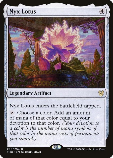 Nyx Lotus - Theros Beyond Death Magic: The Gathering trading card