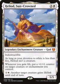 Heliod, Sun-Crowned - Theros Beyond Death (THB) #18 - Mythic Magic: The Gathering Trading Card
