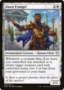 Dawn Evangel - Theros Beyond Death (THB) #8 - Uncommon Magic: The Gathering Trading Card