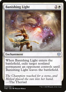 Banishing Light - Theros Beyond Death (THB) #4 - Uncommon Magic: The Gathering Trading Card