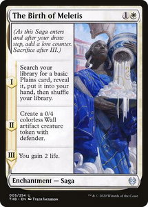 The Birth of Meletis - Theros Beyond Death (THB) #5 - Uncommon Magic: The Gathering Trading Card