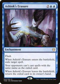 Ashiok's Erasure - Theros Beyond Death (THB) #43 - Rare Magic: The Gathering Trading Card