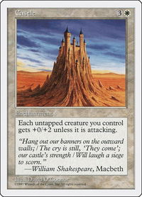 Castle - Fifth Edition (5ED) #15 - Uncommon Magic: The Gathering Trading Card