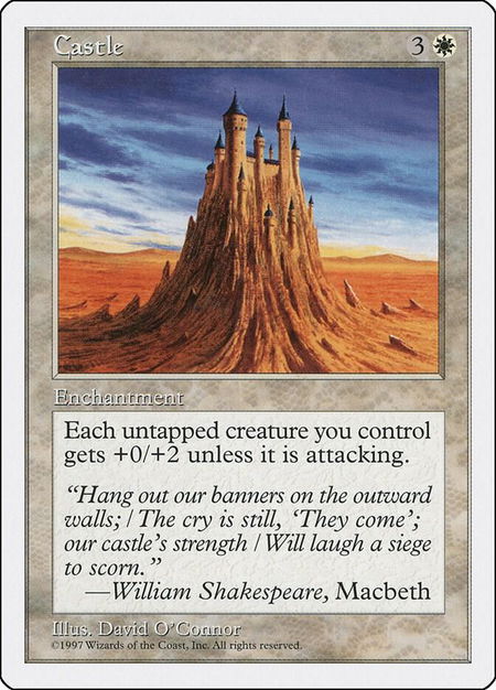 Castle - Fifth Edition Magic: The Gathering trading card
