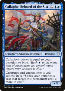 Callaphe, Beloved of the Sea - Theros Beyond Death (THB) #45 - Uncommon Magic: The Gathering Trading Card