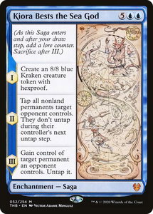 Kiora Bests the Sea God - Theros Beyond Death (THB) #52 - Mythic Rare Magic: The Gathering Trading Card