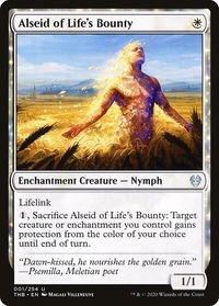 Alseid of Life's Bounty - Theros Beyond Death (THB) #1 - Uncommon Magic: The Gathering Trading Card