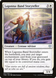 Lagonna-Band Storyteller - Theros Beyond Death (THB) #27 - Uncommon Magic: The Gathering Trading Card