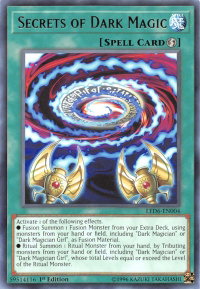 Secrets of Dark Magic - Legendary Duelists: Magical Hero (LED6) #LED6-EN004 - Rare YuGiOh Trading Card