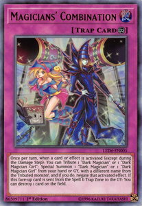 Magicians' Combination - Legendary Duelists: Magical Hero (LED6) #LED6-EN005 - Ultra Rare YuGiOh Trading Card