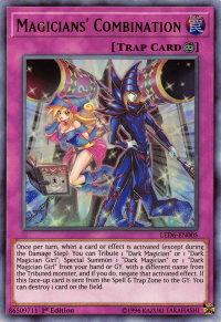 Magicians' Combination - Legendary Duelists: Magical Hero (LED6) #LED6-EN005 - Ultra Rare YuGiOh Trading Card