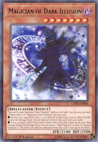 Magician of Dark Illusion - Legendary Duelists: Magical Hero (LED6) #LED6-EN006 - Rare YuGiOh Trading Card