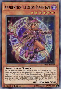 Apprentice Illusion Magician - Legendary Duelists: Magical Hero (LED6) #LED6-EN007 - Super Rare YuGiOh Trading Card