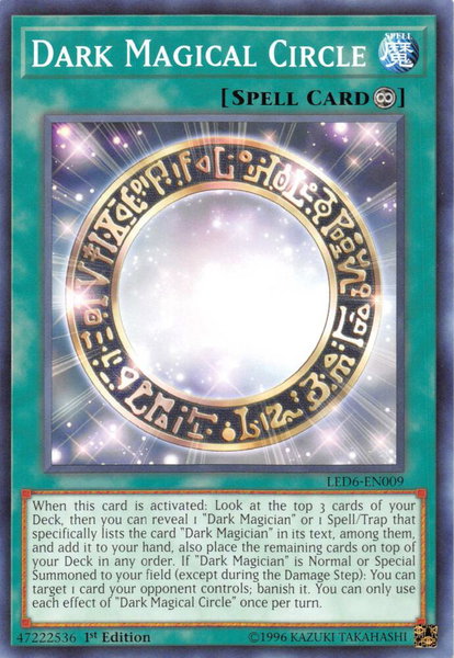 Dark Magical Circle trading card from Legendary Duelists: Magical Hero Dark Magical Circle - Legendary Duelists: Magical Hero YuGiOh trading card