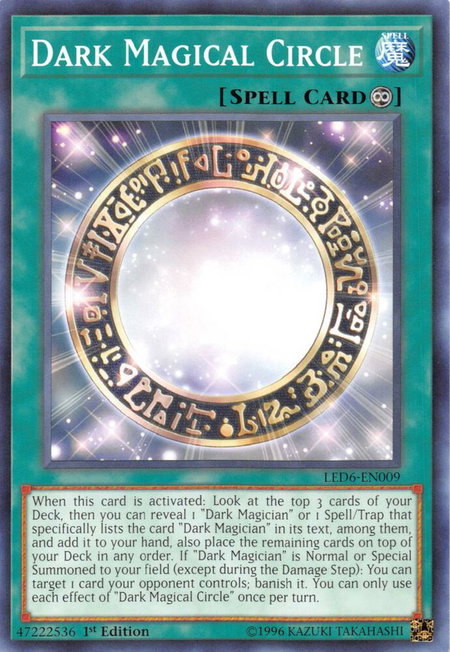 Dark Magical Circle - Legendary Duelists: Magical Hero YuGiOh trading card
