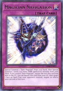 Magician Navigation - Legendary Duelists: Magical Hero (LED6) #LED6-EN011 - Rare YuGiOh Trading Card