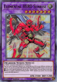 Elemental HERO Sunrise - Legendary Duelists: Magical Hero (LED6) #LED6-EN012 - Ultra Rare YuGiOh Trading Card