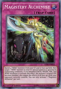 Magistery Alchemist - Legendary Duelists: Magical Hero (LED6) #LED6-EN016 - Super Rare YuGiOh Trading Card