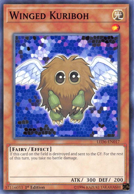 Winged Kuriboh - Legendary Duelists: Magical Hero YuGiOh trading card