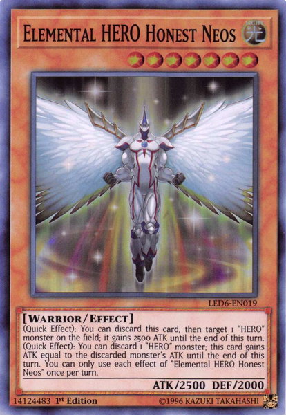 Elemental HERO Honest Neos - Legendary Duelists: Magical Hero YuGiOh trading card