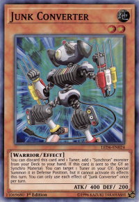 Junk Converter - Legendary Duelists: Magical Hero (LED6) #LED6-EN024 - Super Rare YuGiOh Trading Card