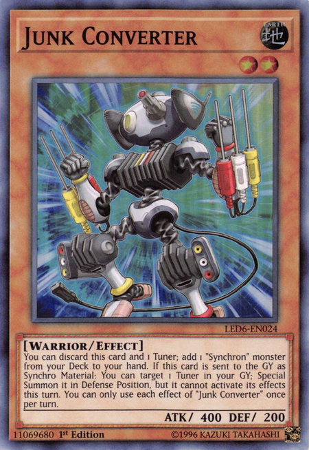 Junk Converter - Legendary Duelists: Magical Hero YuGiOh trading card