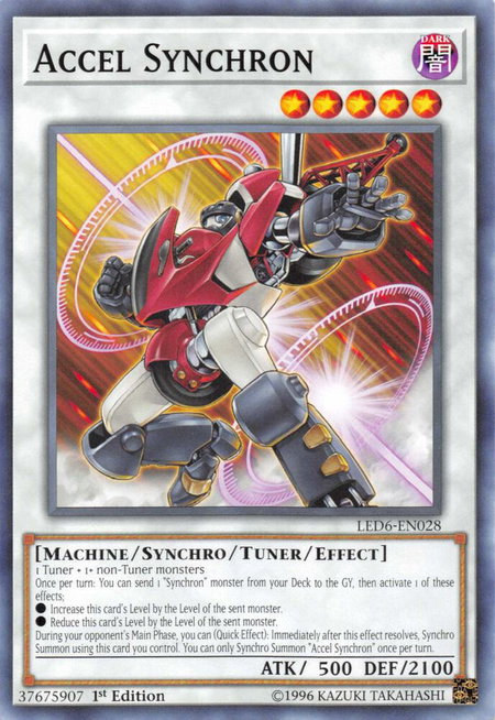 Accel Synchron - Legendary Duelists: Magical Hero YuGiOh trading card