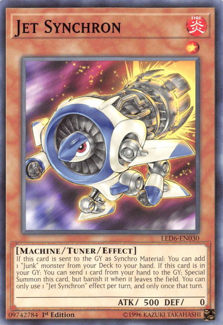 Jet Synchron - Legendary Duelists: Magical Hero YuGiOh trading card