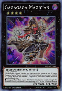 Gagagaga Magician - Legendary Duelists: Magical Hero (LED6) #LED6-EN034 - Super Rare YuGiOh Trading Card