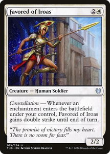 Favored of Iroas - Theros Beyond Death (THB) #15 - Uncommon Magic: The Gathering Trading Card