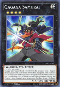 Gagaga Samurai - Legendary Duelists: Magical Hero (LED6) #LED6-EN040 - Common / Short Print YuGiOh Trading Card