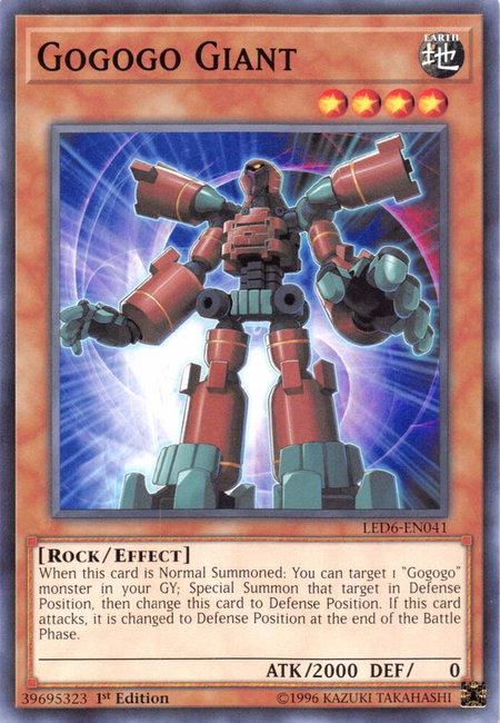 Gogogo Giant - Legendary Duelists: Magical Hero YuGiOh trading card