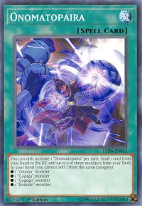 Onomatopaira - Legendary Duelists: Magical Hero (LED6) #LED6-EN043 - Common / Short Print YuGiOh Trading Card