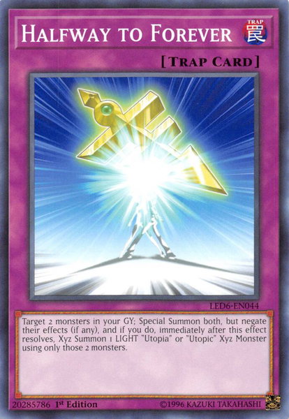 Halfway to Forever trading card from Legendary Duelists: Magical Hero Halfway to Forever - Legendary Duelists: Magical Hero YuGiOh trading card