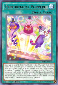 Performapal Popperup - Legendary Duelists: Magical Hero (LED6) #LED6-EN047 - Rare YuGiOh Trading Card