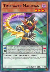 Timegazer Magician - Legendary Duelists: Magical Hero (LED6) #LED6-EN050 - Common / Short Print YuGiOh Trading Card