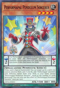 Performapal Pendulum Sorcerer - Legendary Duelists: Magical Hero (LED6) #LED6-EN051 - Common / Short Print YuGiOh Trading Card