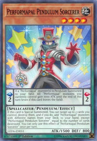 Performapal Pendulum Sorcerer - Legendary Duelists: Magical Hero (LED6) #LED6-EN051 - Common / Short Print YuGiOh Trading Card