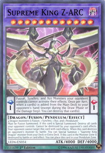 Supreme King Z-ARC - Legendary Duelists: Magical Hero (LED6) #LED6-EN054 - Common / Short Print YuGiOh Trading Card